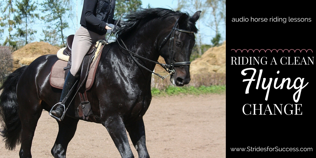 Riding a Clean Flying Change