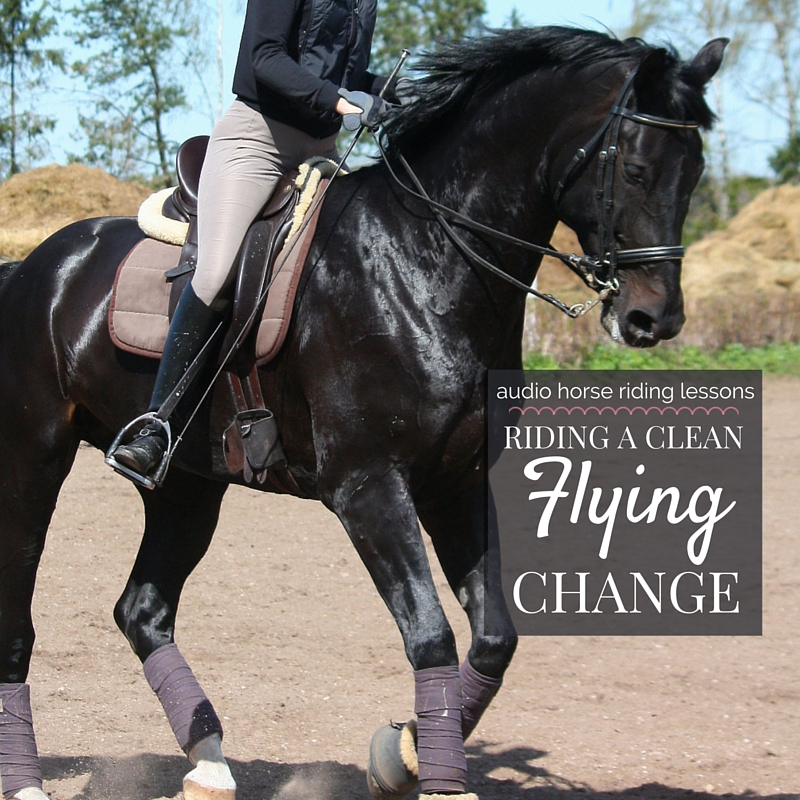 Riding a Clean Flying Change