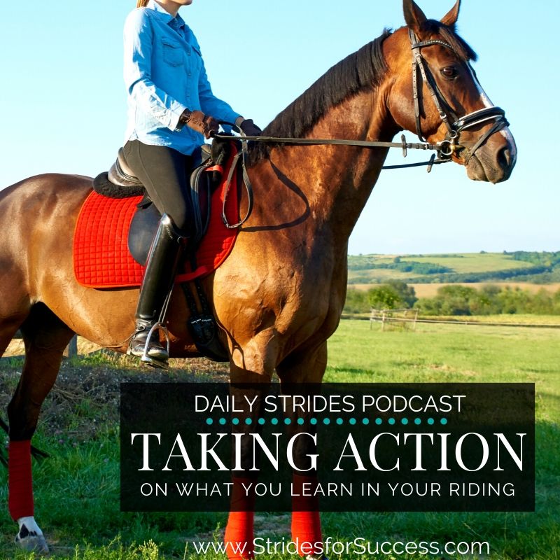 Taking Action on What You Learn in Your Riding