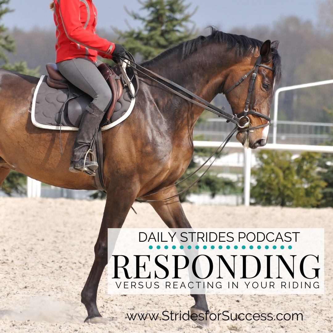 Responding Versus Reacting in Your Riding