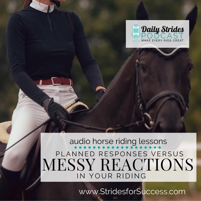 1234 Planned Responses Not Messy Reactions in Your Riding
