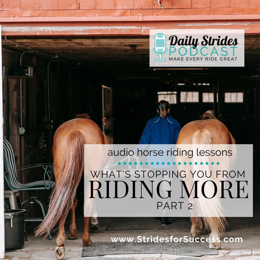 What is Stopping You From Riding More? Part 2
